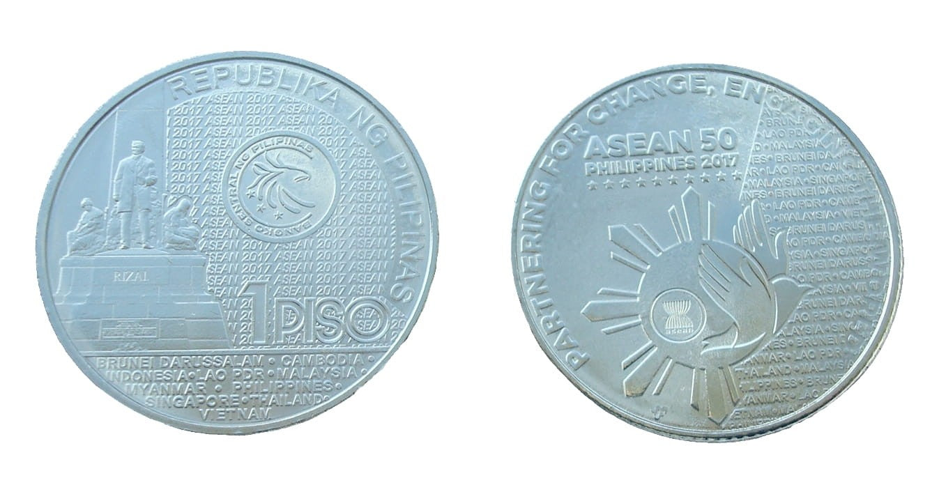 Filipiny 1 piso ASEAN 2017