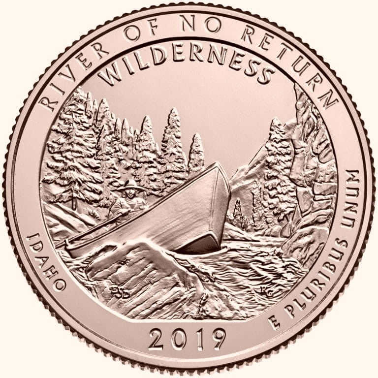 USA 25 c Frank Church River 2019 nr50 24kAu