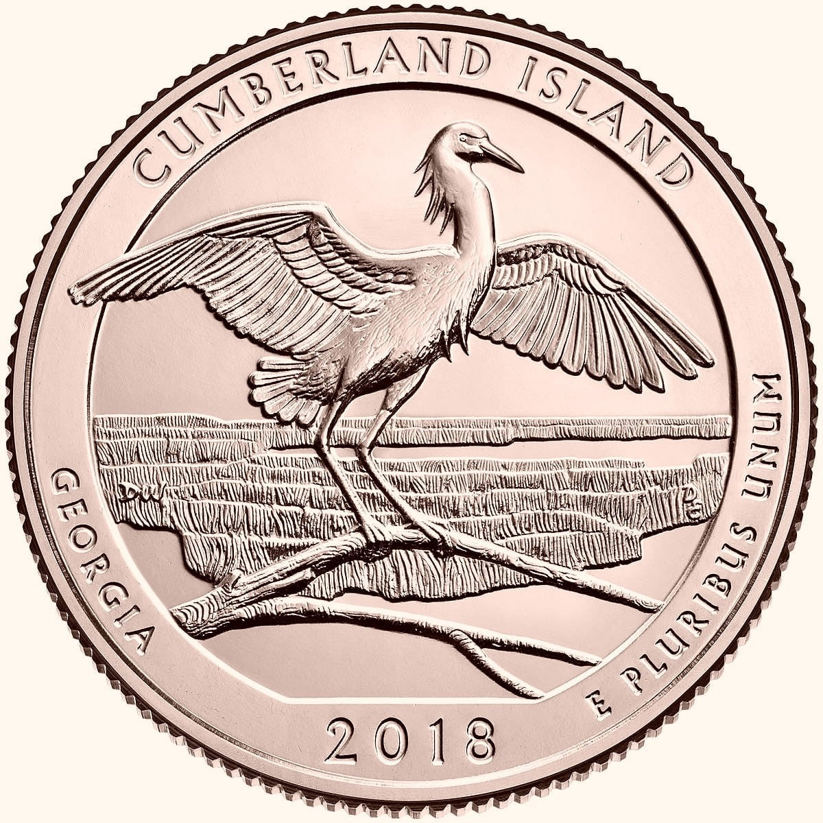 USA 25 c Park Cumberland islands 2018 nr 44 24kAu