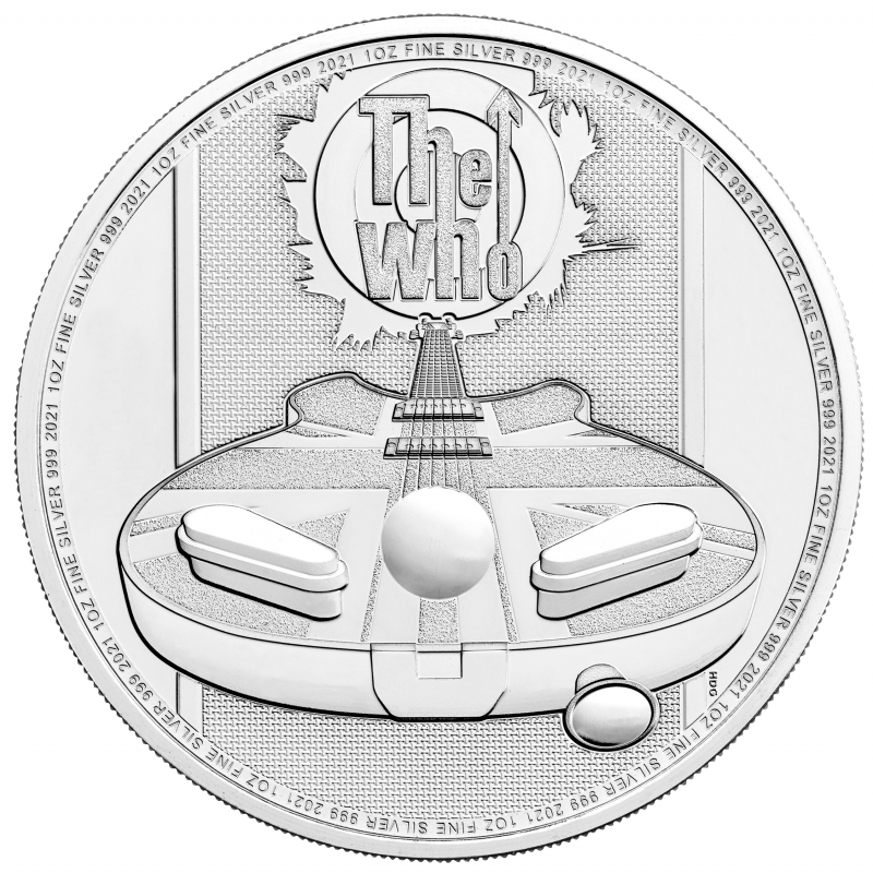 Wielka Brytania 2f The Who 1 OZ Ag.999 2021