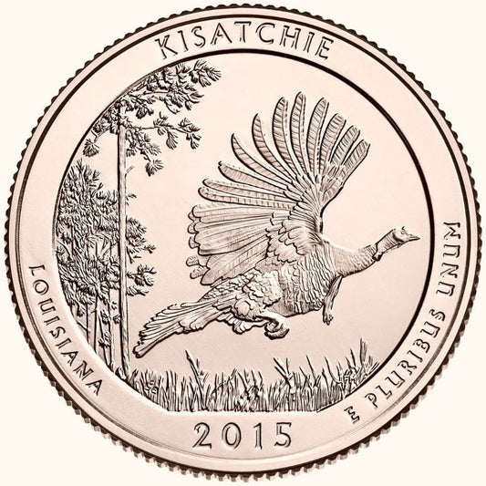 USA 25 c Park narodowy Kisatchie 2015 nr 27 24K Au
