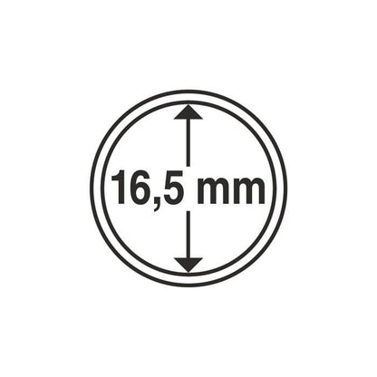 Kapsel 16,5 mm idealny na 1 eurocent