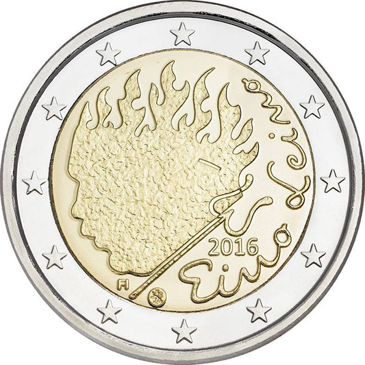 2 euro Finlandia Eino Leino 2016