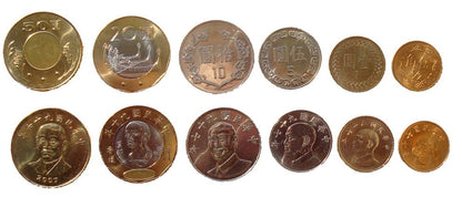 Zestaw menniczy Tajwan x 6