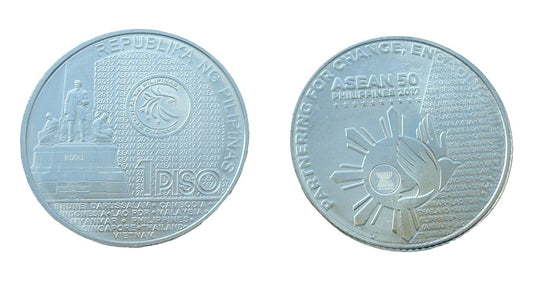 Filipiny 1 piso ASEAN 2017