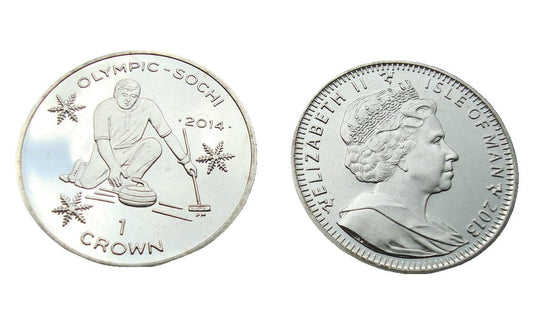 Wyspa Man 1 crown Olimpiada w Sochi Curling 2013