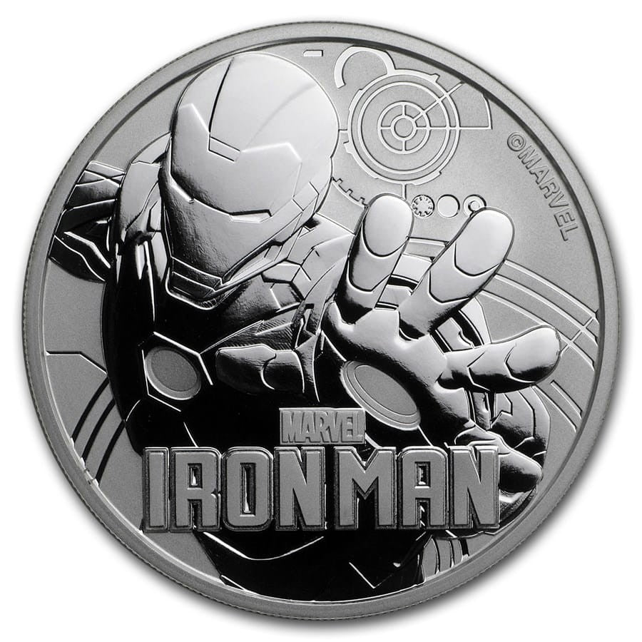 Tuvalu 1$ Iron Man 2018 1 Oz Ag.999