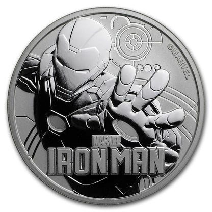 Tuvalu 1$ Iron Man 2018 1 Oz Ag.999