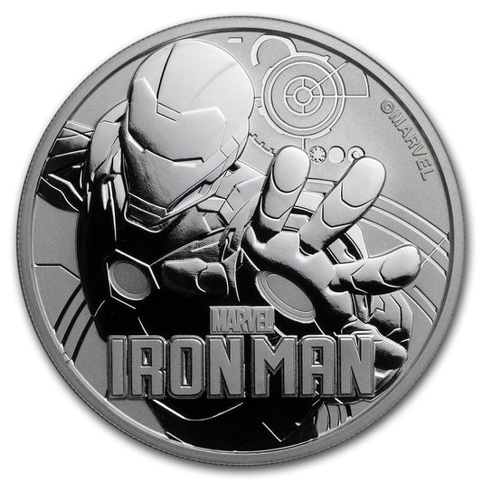 Tuvalu 1$ Iron Man 2018 1 Oz Ag.999