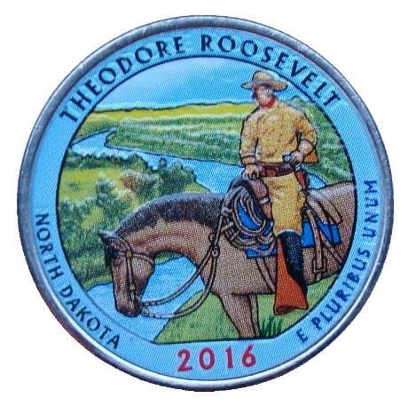 USA 25 c Park Roosevelt  2016 nr 34 kolor x 1