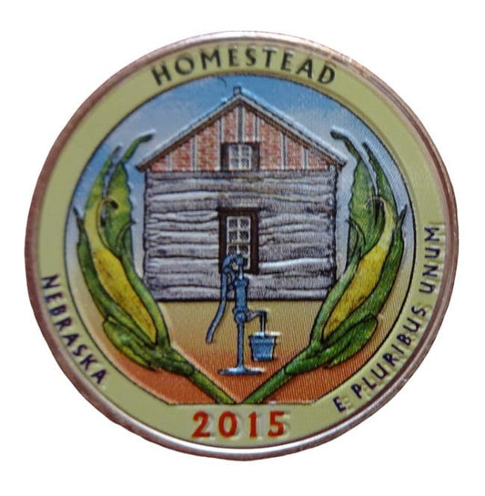 USA 25 c Park narodowy Homestead 2015 nr 26 kolor