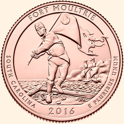 USA 25 c Park Fort Moultrie  2016 nr 35 24 KAu