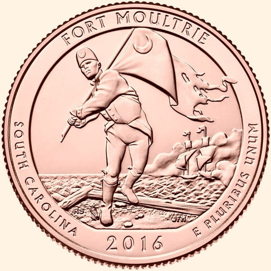 USA 25 c Park Fort Moultrie  2016 nr 35 24 KAu
