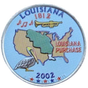 USA 25 c Louisiana 2002 KOLOR
