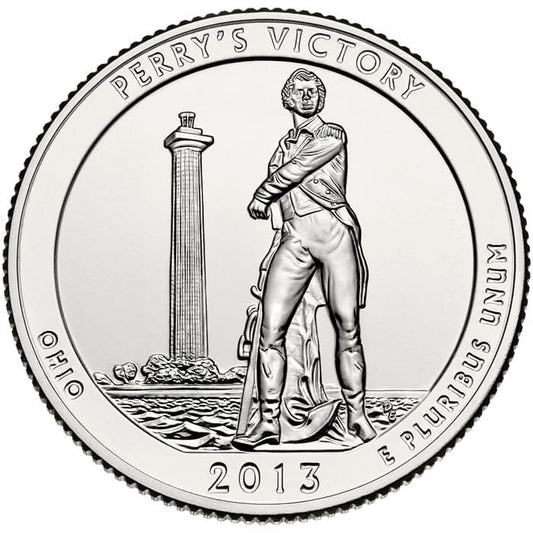USA 25 c Park narodowy Perry's Victory 2013 nr 17