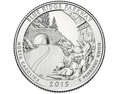 USA 25 c Park narodowy Blue Ridge 2015 nr 28
