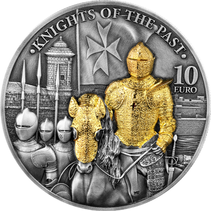 Malta 10 euro Knights of the past  2ozAg.999 2023