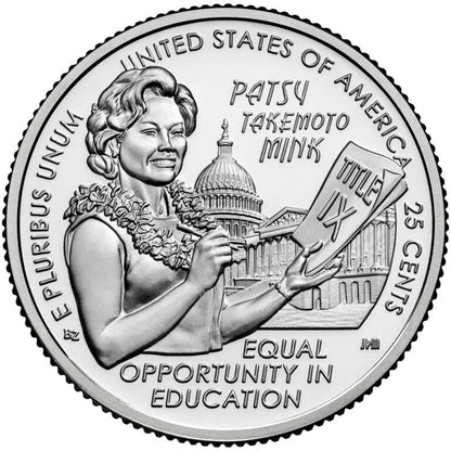 USA 25 c American Women Patsy Takemoto 2024 nr12