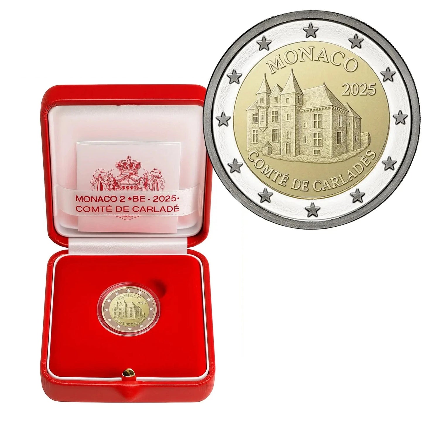 2 euro Monako Hrabstwo Carlades 2025