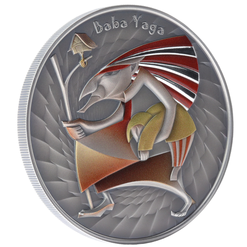 Niue 2$ World of Cryptids - Baba Yaga Ag999 1 oz 2023