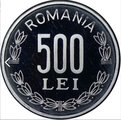 Rumunia 500 lei Herb 2000