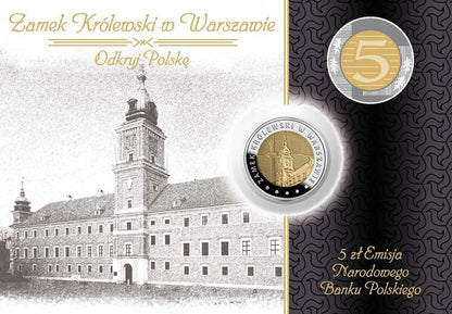 Blister Zamek Królewski w Warszawie 2014 + kapsel