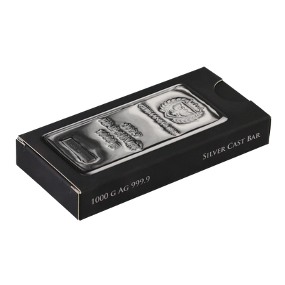 Germania Mint Silver Cast Bar 1000 g Ag.999,9