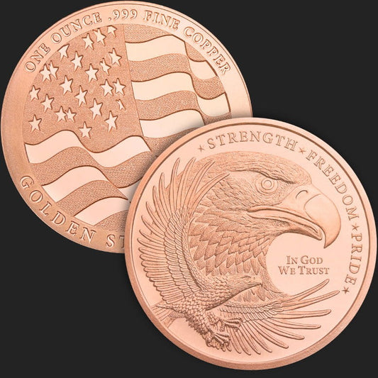 USA GSM Eagle 1 oz Cu.999