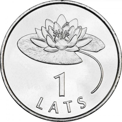 Łotwa 1 łat Lilia 2008