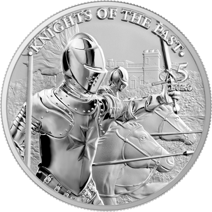 Malta 5 euro Knights of the Past 1 Oz Ag.999 2021 I