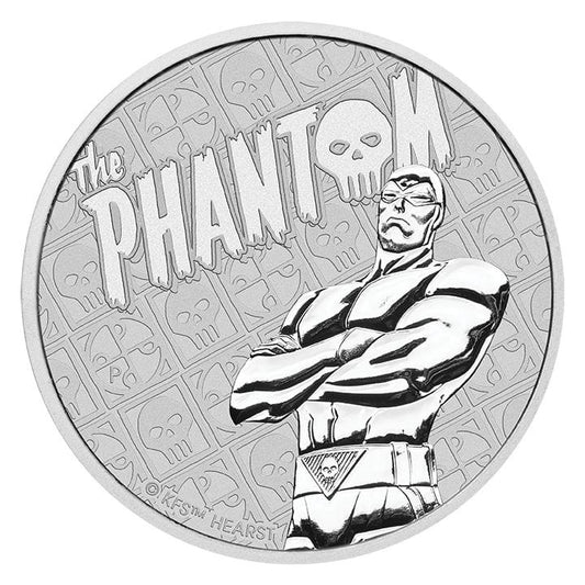 Tuvalu 1$ Phantom 2022 1 Oz Ag.999