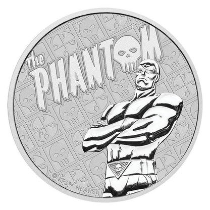 Tuvalu 1$ Phantom 2022 1 Oz Ag.999