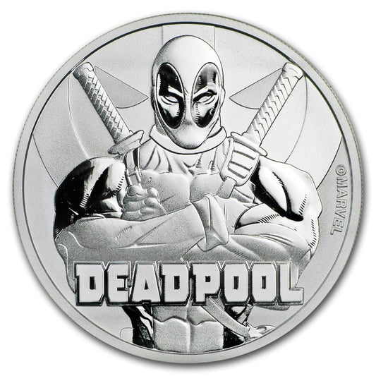 Tuvalu 1$ Deadpool 2018 1 Oz Ag.999