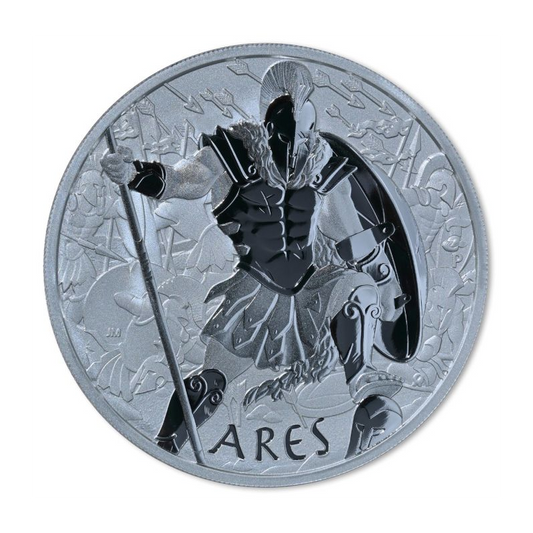 Tuvalu 1$ Gods of Olympus Ares 2023 1oz Ag.999