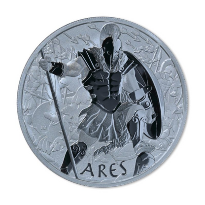 Tuvalu 1$ Gods of Olympus Ares 2023 1oz Ag.999