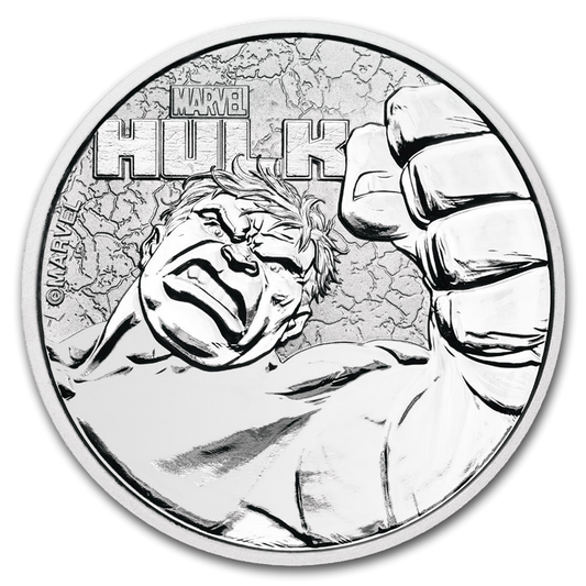 Tuvalu 1$ Hulk 2019 1 Oz Ag.999