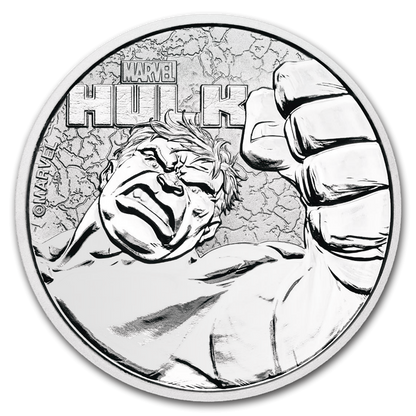 Tuvalu 1$ Hulk 2019 1 Oz Ag.999