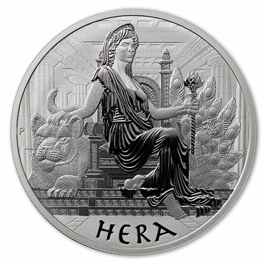 Tuvalu 5$ Gods of Olympus - Hera 2022 5 Oz Ag.999