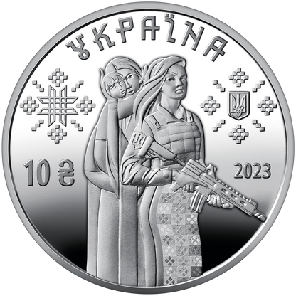 UKRAINA 10 UAH Kobiety obrończynie 2023