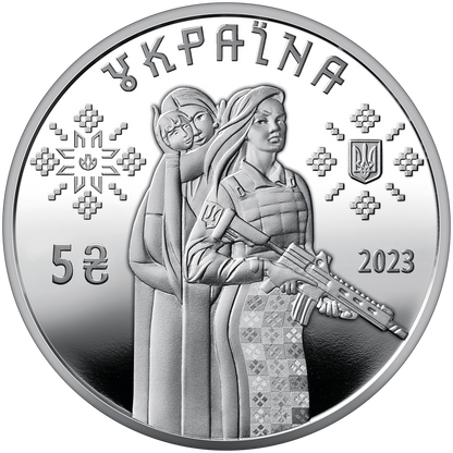 UKRAINA 5 UAH Kobiety obrończynie 2023