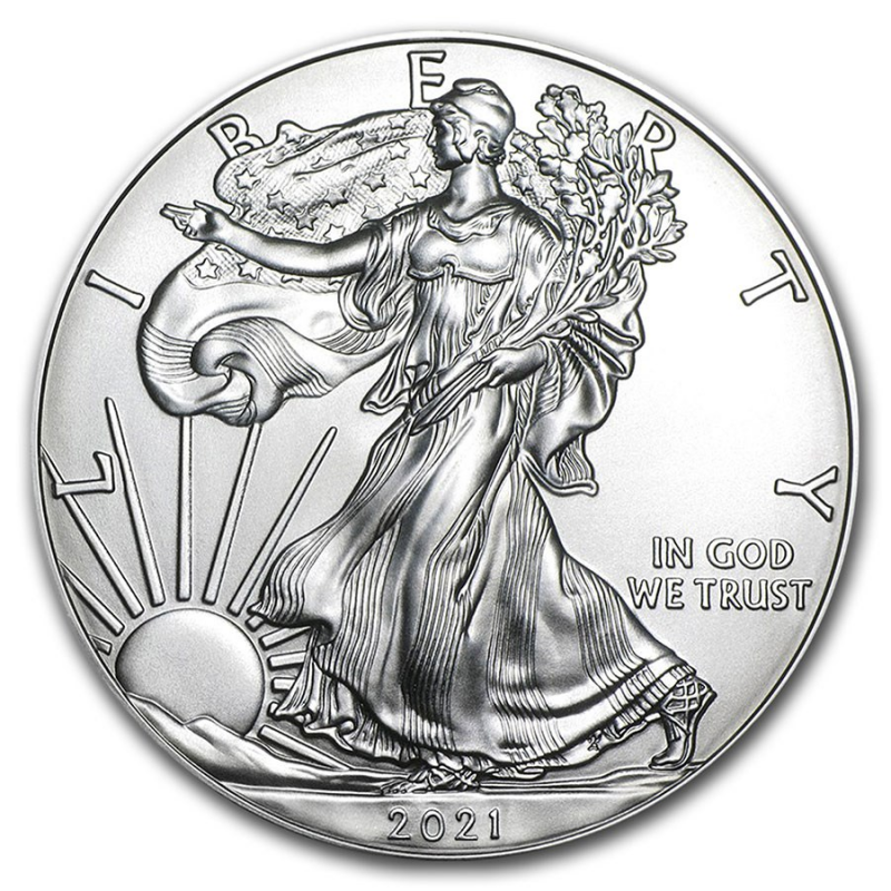 USA 1$ Eagle liberty 1 OZ Ag.999 2021
