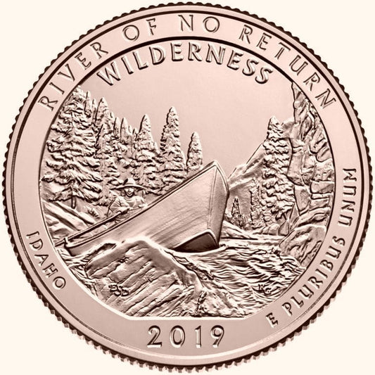 USA 25 c Frank Church River 2019 nr50 24kAu