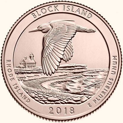 USA 25 c Park Block Island 2018 nr 45 24kAu