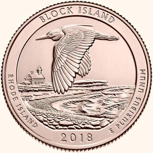 USA 25 c Park Block Island 2018 nr 45 24kAu