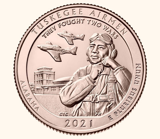 USA 25 c Park Tuskegee Airmen 2021 nr56 24kAu