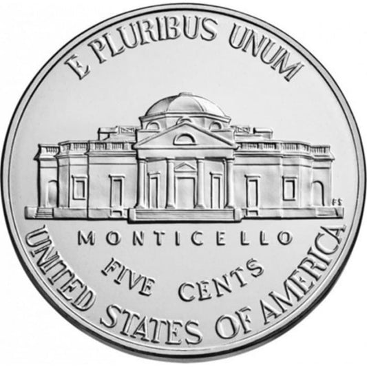 USA 5 c Jefferson Nickel Monticello 2013 P