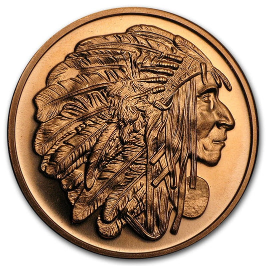 USA Chief 1 oz Cu.999