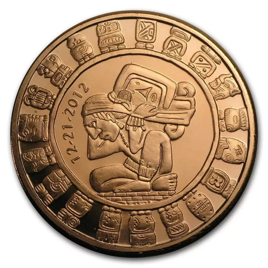 USA Mayan calendar 1 oz Cu.999