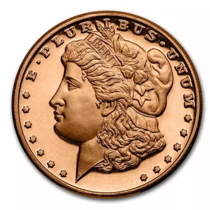 USA Morgan Dollar 1 oz Cu.999