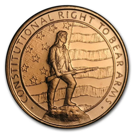 USA Second Amendment 1 oz Cu.999